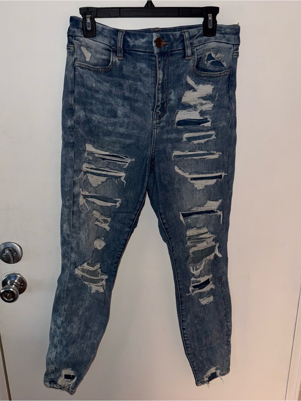 American Eagle Blue Ripped Jeans